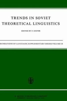 Hardcover Trends in Soviet Theoretical Linguistics Book