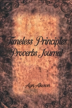 Paperback Timeless Principles: Proverbs Journal Book