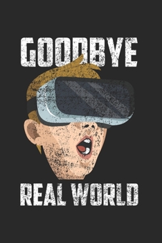 Paperback VR Gamer Notebook: Diary Journal 6x9 inches with 120 Lined Pages Book