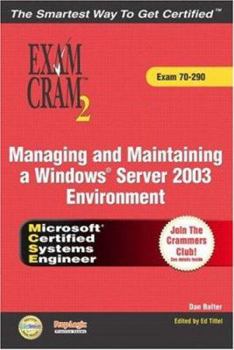 Paperback Managing and Maintaining a Windows Server 2003 Environment [With CDROM] Book