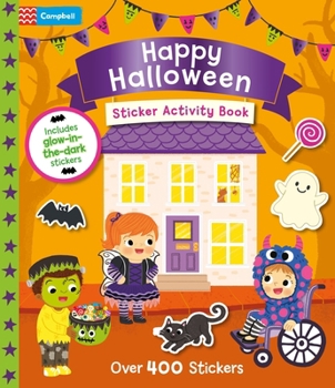Paperback Happy Halloween Sticker Activity Book