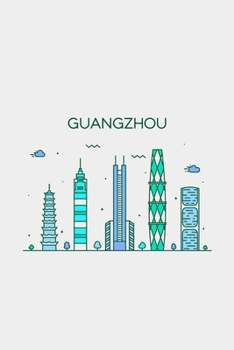 Paperback Guangzhou Minimalist Travel Notebook [Lined] [6x9] [110 pages] Book