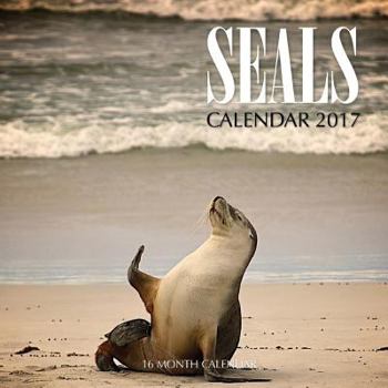 Paperback Seals Calendar 2017: 16 Month Calendar Book
