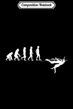 Paperback Composition Notebook: Evolution Lifeguard Lifesaver Swimming Pool Waterpark Guard Journal/Notebook Blank Lined Ruled 6x9 100 Pages Book