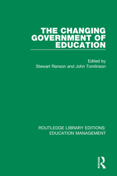 Paperback The Changing Government of Education Book