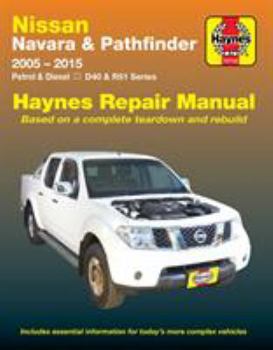 Paperback Nissan Navara & Pathfinder Automotive Repair Manual Book