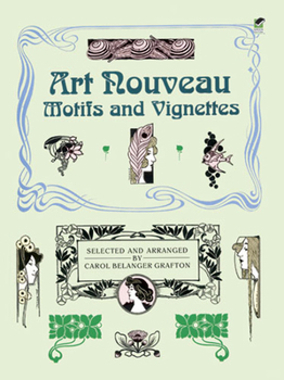 Paperback Art Nouveau Motifs and Vignettes Book