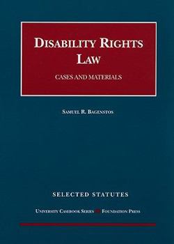Paperback Disability Rights Law (Selected Statutes) Book