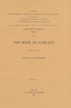 The Book of Jubilees - Book  of the Corpus Scriptorum Christianorum Orientalium