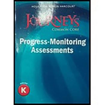 Paperback Common Core Progress Monitoring Assessments Grade K Book