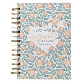 Spiral-bound Large Wire Journal My Grace Is Sufficient for You Book