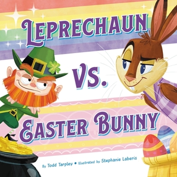 Hardcover Leprechaun vs. Easter Bunny Book
