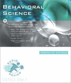 Paperback Rapid Review Behavioral Science Book