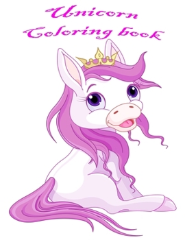 Paperback Unicorn Coloring book: Cute Coloring Book with Unicorn Designs on High-Quality Perforated Paper Book