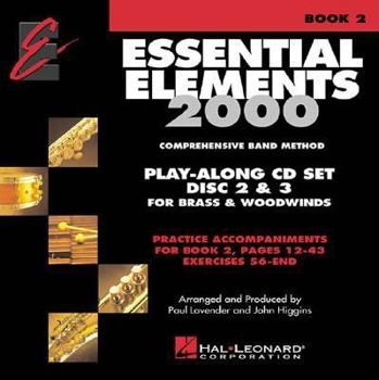 Hardcover Essential Elements 2000, Book 2 Play Along Trax - Book 2 Discs 2 & 3 (Ex. 56 to End) Book