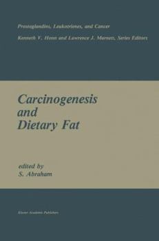 Paperback Carcinogenesis and Dietary Fat Book