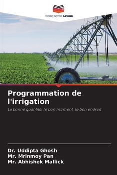 Programmation de l'irrigation