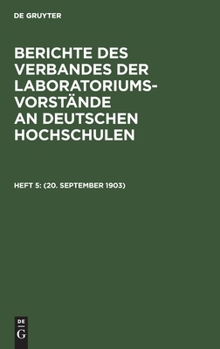 Hardcover (20. September 1903) [German] Book