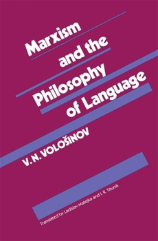 Paperback Marxism and the Philosophy of Language Book