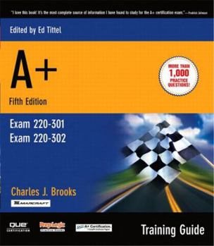 Paperback A+ Training Guide, Exam 220-301, Exam 220-302 [With CDROM] Book