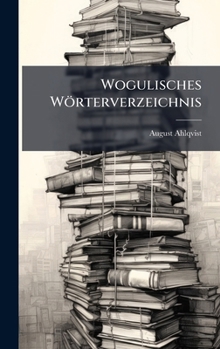 Hardcover Wogulisches Wörterverzeichnis [German] Book
