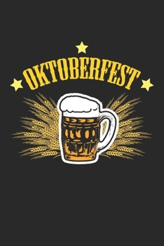 Oktoberfest: Cheers Beer Oktoberfest Hops Dot Grid Notebook 6x9 Inches - 120 dotted pages for notes, drawings, formulas | Organizer writing book planner diary