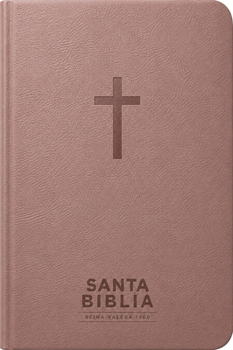 Imitation Leather Santa Biblia Reina-Valera 1960 - Visual Con Mapas Mentales (Sentipiel, Rosa, Letra Roja) [Spanish] Book