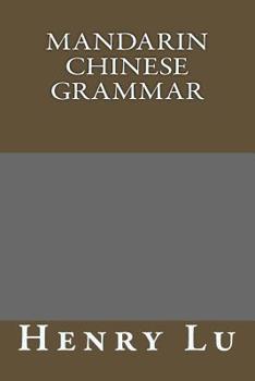 Paperback Mandarin Chinese grammar Book