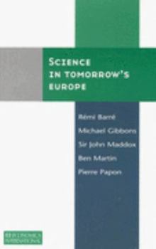 Paperback Science in Tomorrow's Europe Book