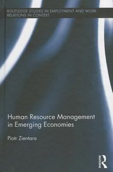 Hardcover Human Resource Management in Emerging Economies Book