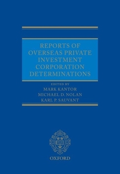 Hardcover Reports of Overseas Private Investment Corporation Determinations Book