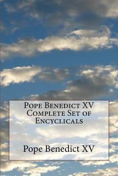 Paperback Pope Benedict XV Complete Set of Encyclicals Book
