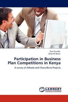 Paperback Participation in Business Plan Competitions in Kenya Book