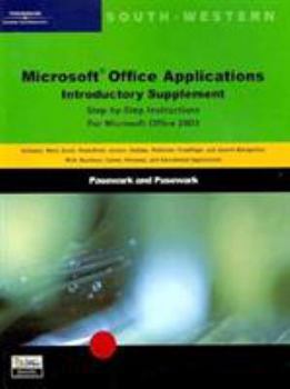 Paperback Step-By-Step Instructions for Microsoft Office 2003: Introductory Book