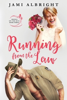 Paperback Running From the Law [Large Print] Book