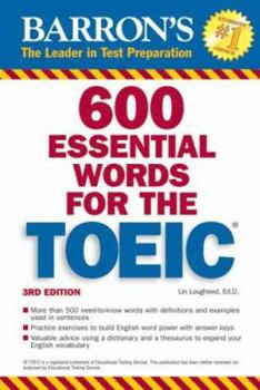 Paperback 600 Essential Words for the TOEIC Book