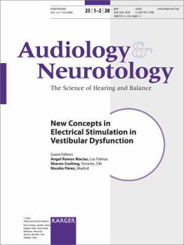 Paperback New Concepts in Electrical Stimulation in Vestibular Dysfunction Book