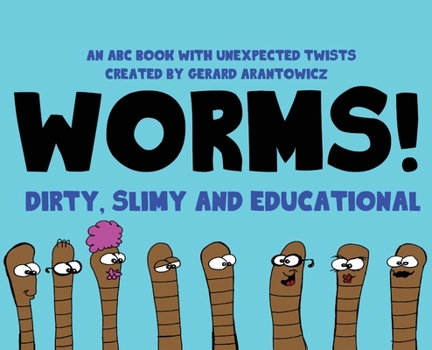 Hardcover WORMS! ABC Book