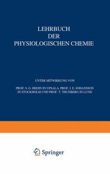 Paperback Lehrbuch Der Physiologischen Chemie [German] Book