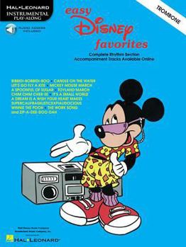 Paperback Easy Disney Favorites: Trombone Play-Along Pack [With CD] Book