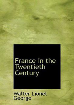 Paperback France in the Twentieth Century Book