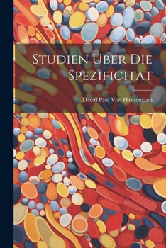 Paperback Studien Uber Die Spezificitat [German] Book