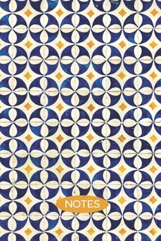 Notes: Moroccan Theme - Lined Notebook - 6x9 inches - A5 - 100 pages - ideal uses: journaling, notes, diary, habit tracking, etc!
