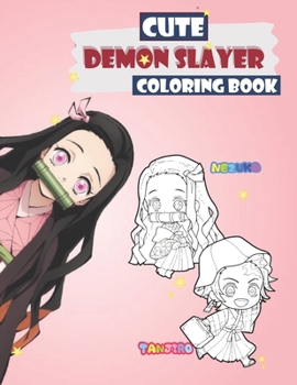 Paperback cute coloring book: demon slayer Anime gift for kids doth girls and boys 3-8 Book