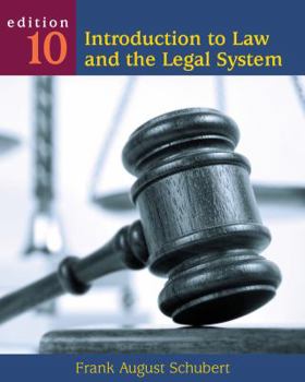 Hardcover Introduction to Law and the Legal System Book