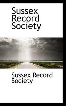 Paperback Sussex Record Society Book
