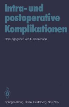 Paperback Intra- Und Postoperative Komplikationen [German] Book