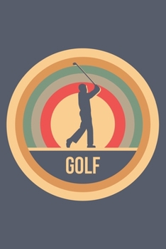 Paperback Golf: Retro Vintage Terminplaner A5 mit Wochenkalender & Monatsplaner 2020 - Geschenk f?r Golfer [German] Book