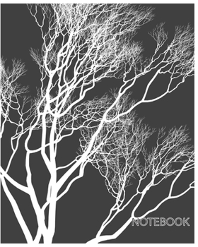 Paperback notebook: Tree notebook/ Tree cover / Dot Grid / Size 8x10 inch / 120 pages / Soft Cover / Matte Book