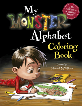 Paperback My Monster Alphabet Coloring Book
